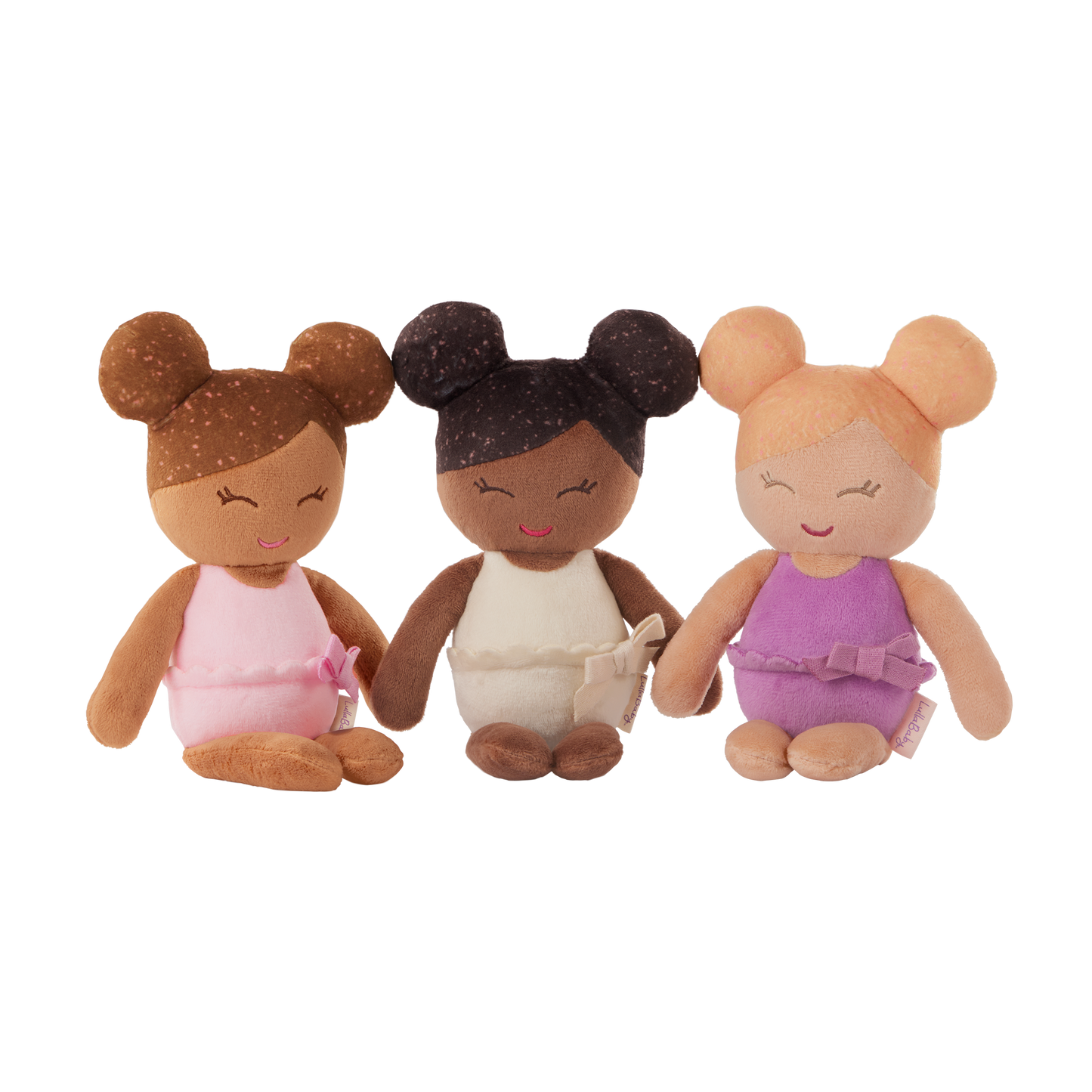 3 Baby Bath Dolls in a Basket Playset