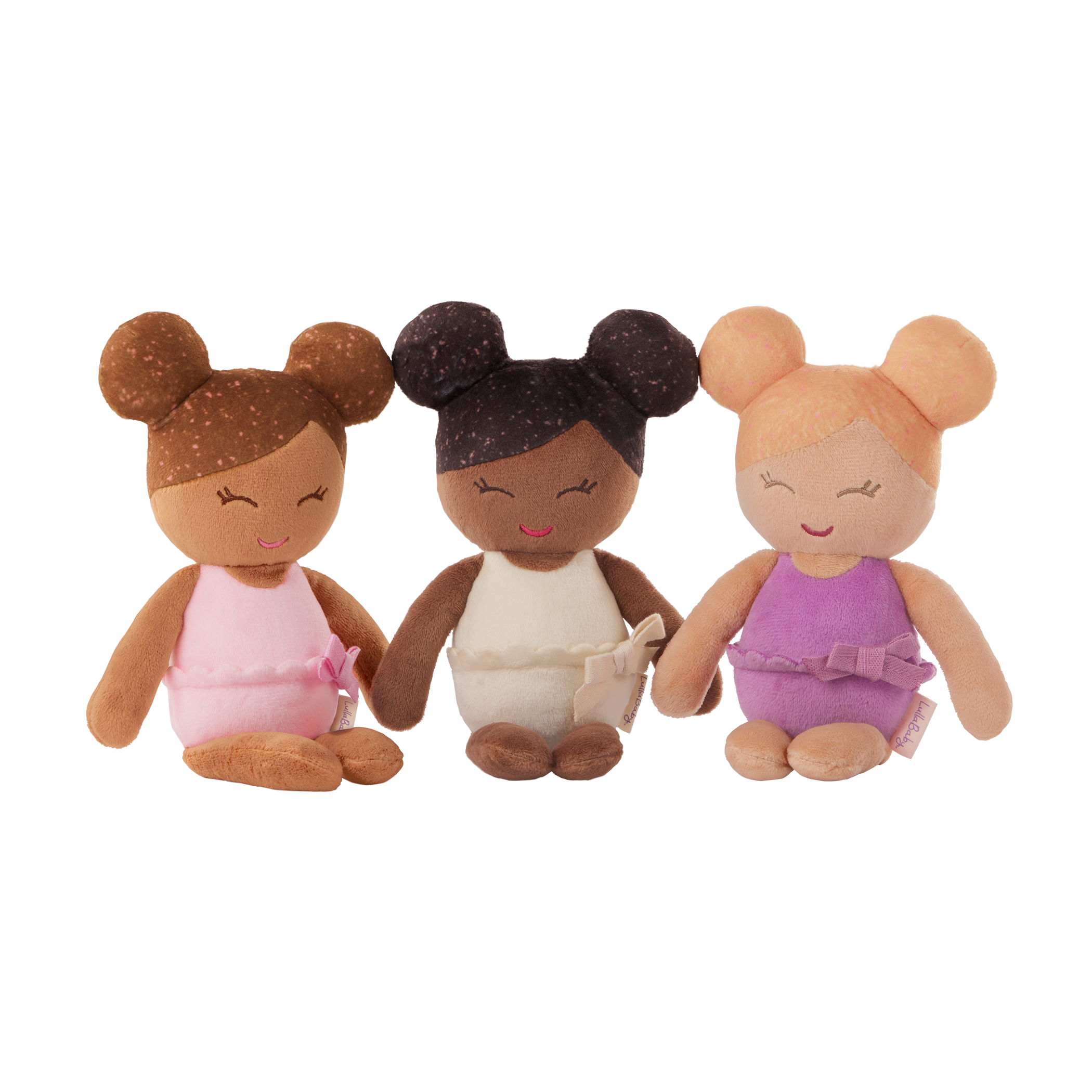 3 Baby Bath Dolls in a Basket Playset