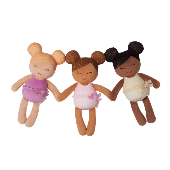 3 Baby Bath Dolls in a Basket Playset