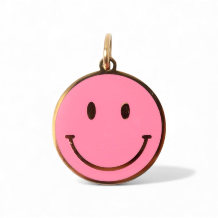 Charm - Big Smiley pink