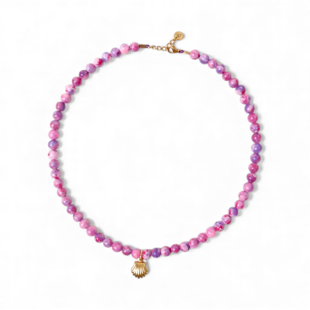 Necklace - Purple Fuchsia Shell