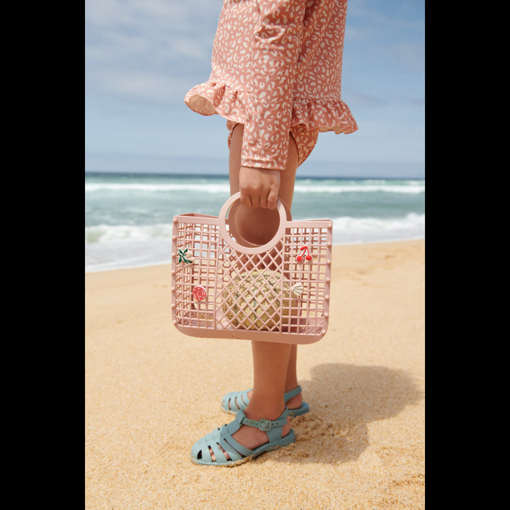 Basket tas met charms
