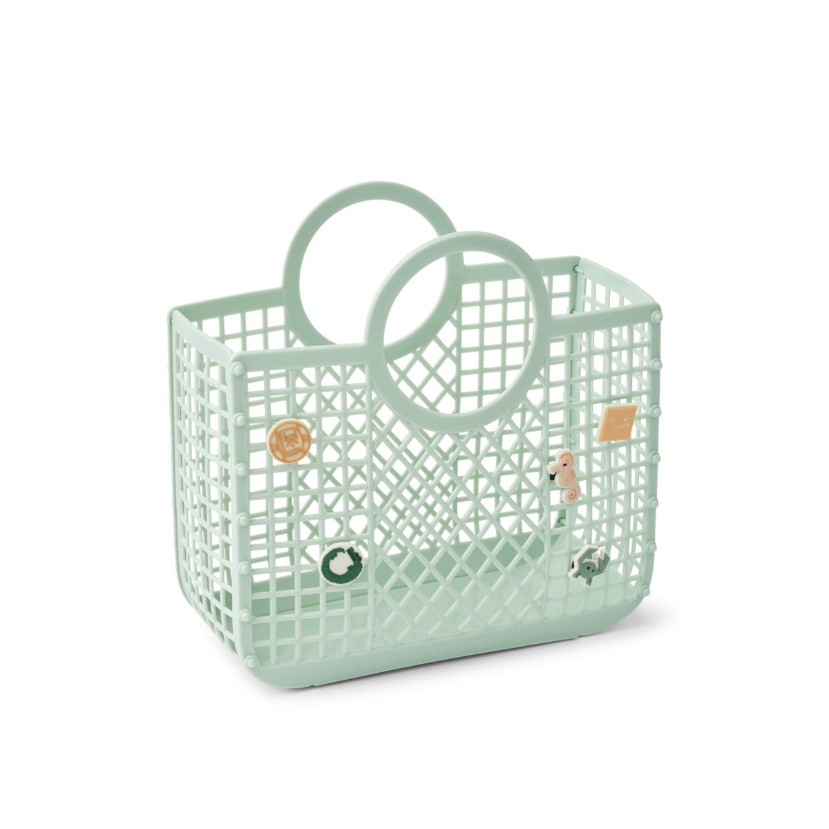 Basket tas met charms