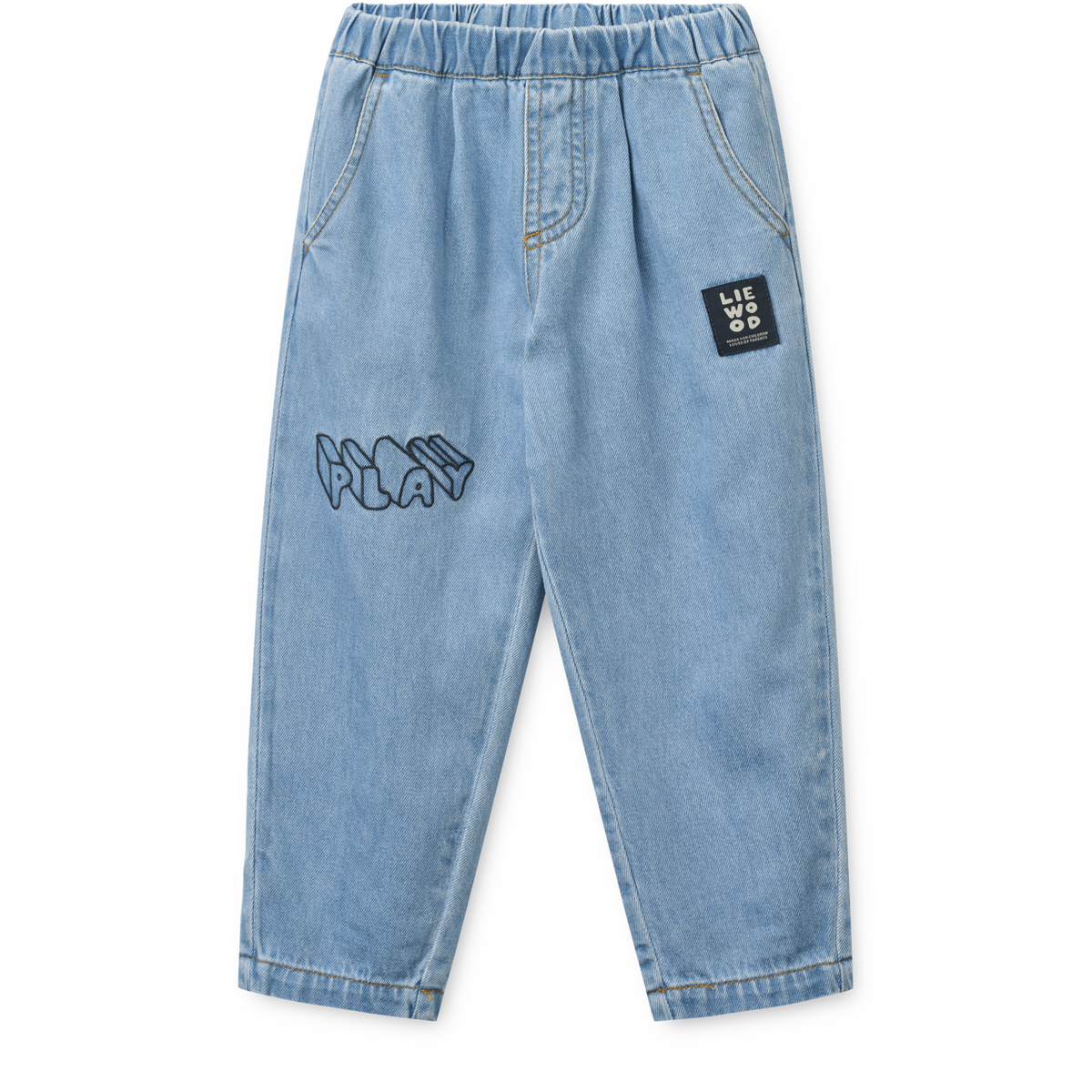 Borris Light Denim Placement Pants