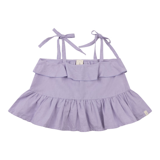 Loe ruffle top