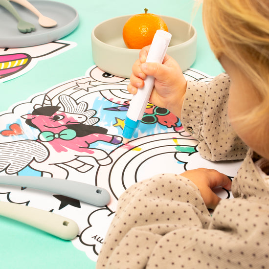 Magic water placemats - Unicorn
