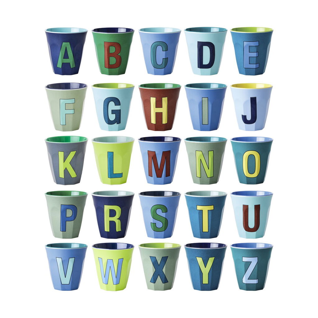 Rice Melamine Beker Alfabet