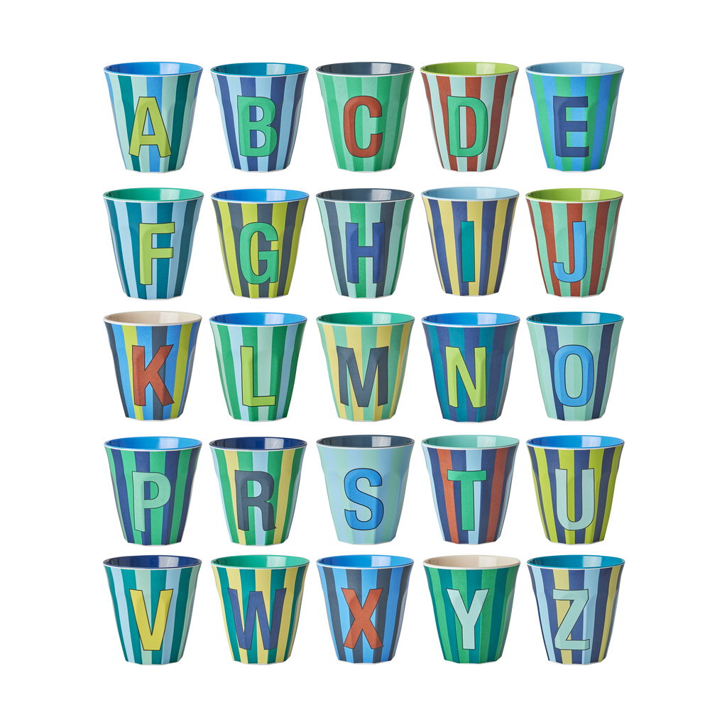 Rice Melamine Beker Alfabet
