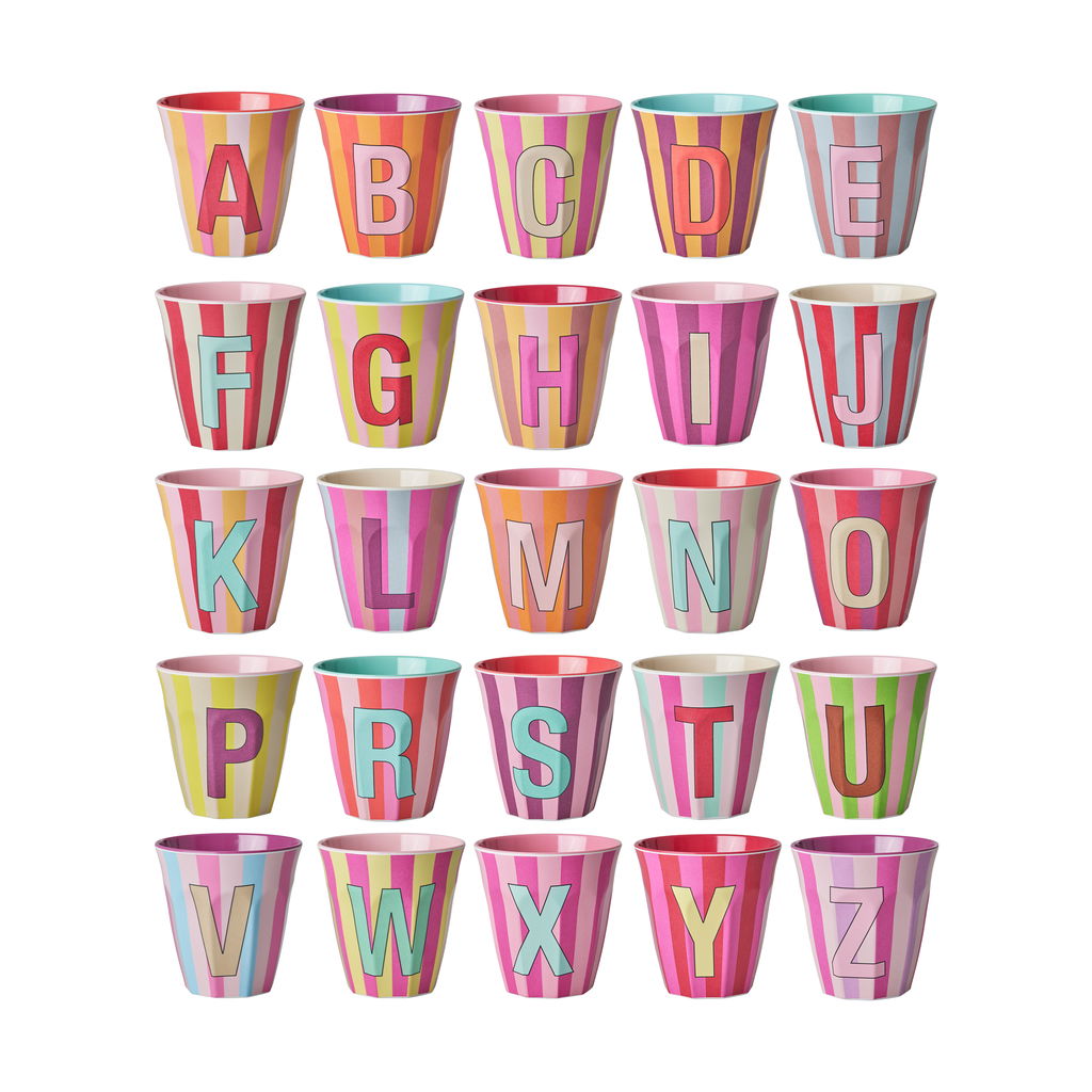 Rice Melamine Beker Alfabet