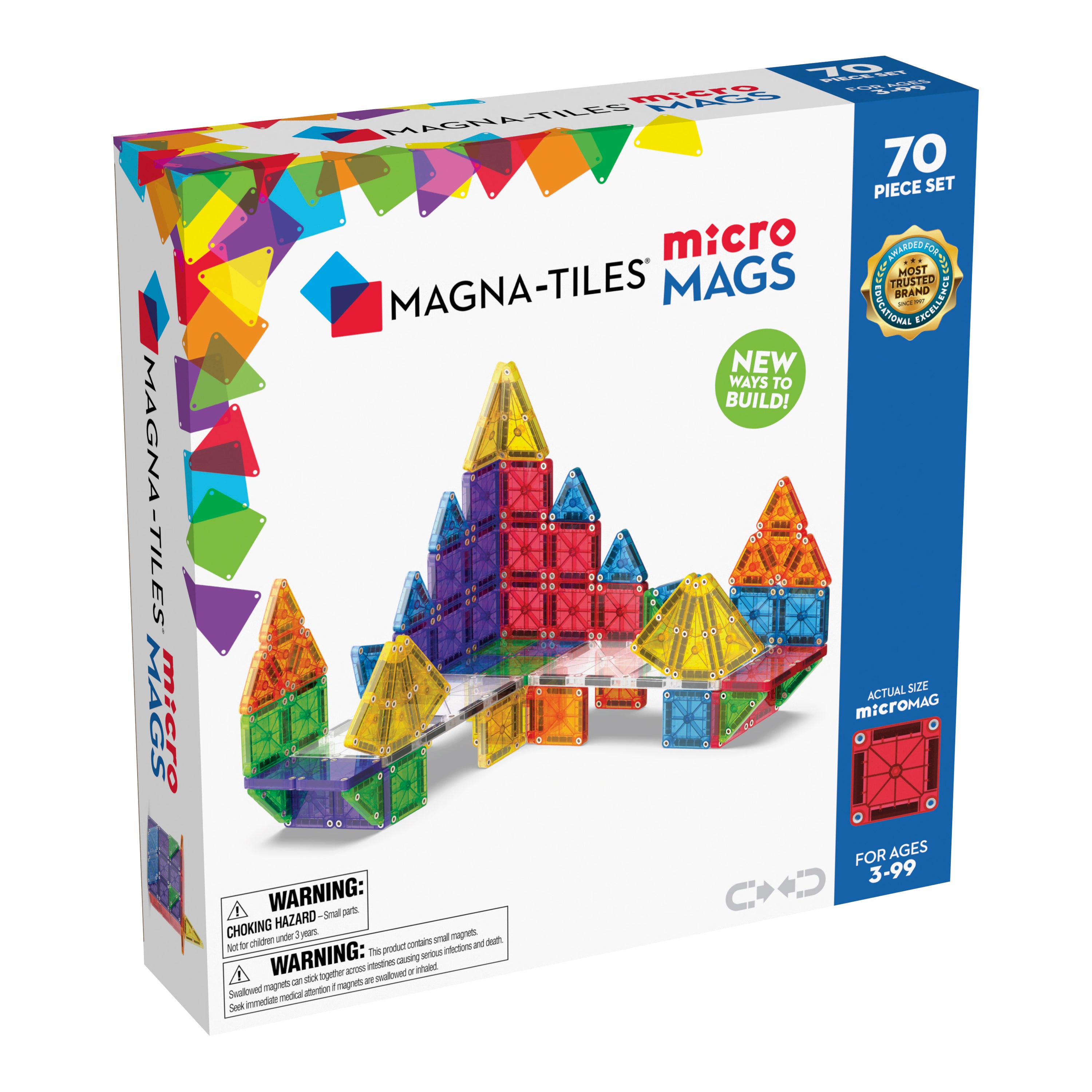 Magna Tiles Micro Mags 70pcs
