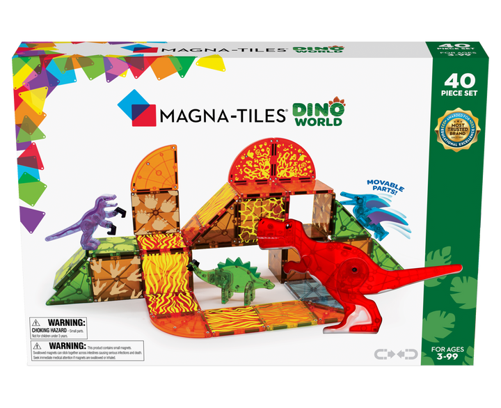 Magna Tiles Dino World 40 piece set
