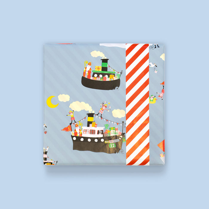 Sint pakjesboot papier