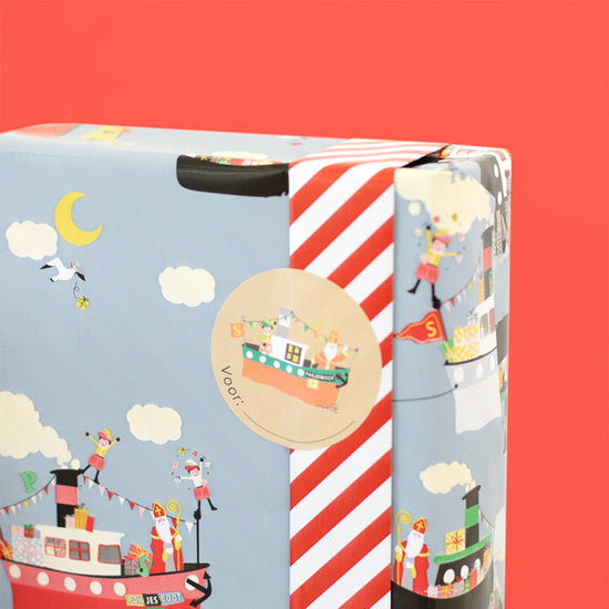 Sint pakjesboot papier