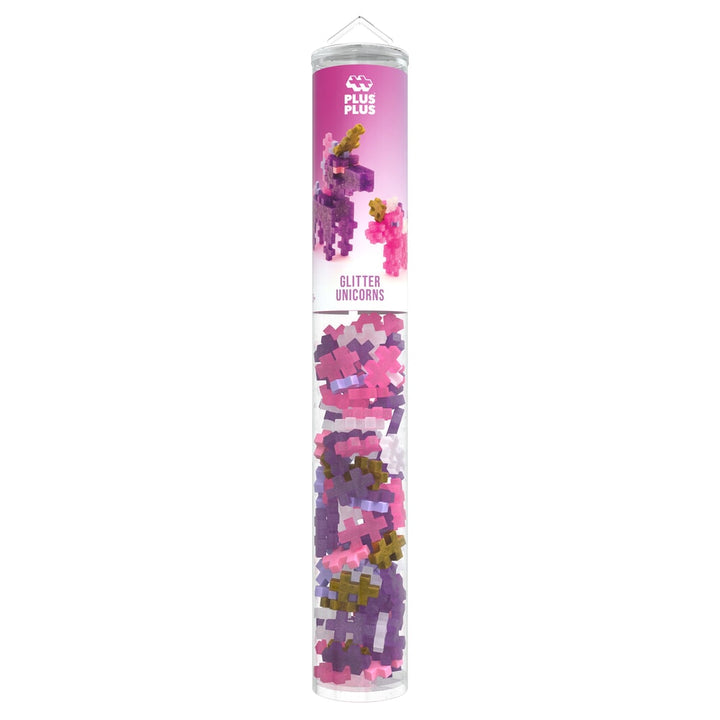 Plus-Plus Glitter Unicorns tube