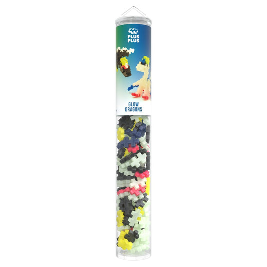 Plus-Plus Glow Dragons tube