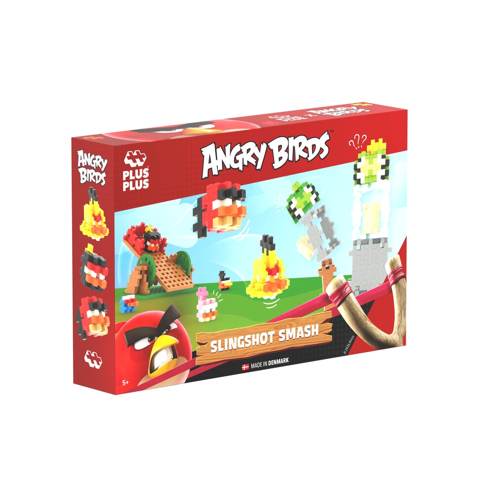 Plus-Plus Angry Birds Slingshot Smash - 300 Stuks