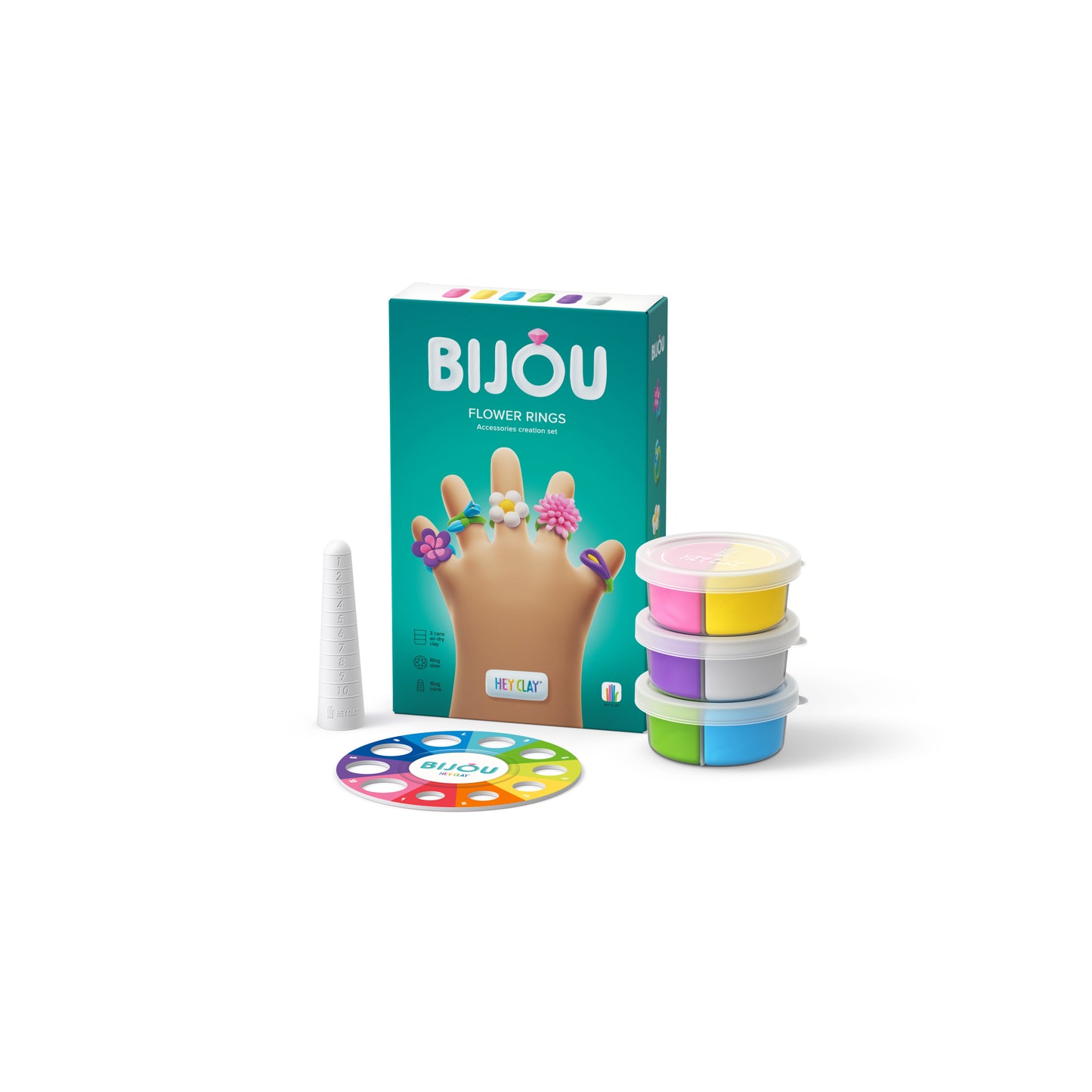 HeyClay - Bijou Ringen Flowers