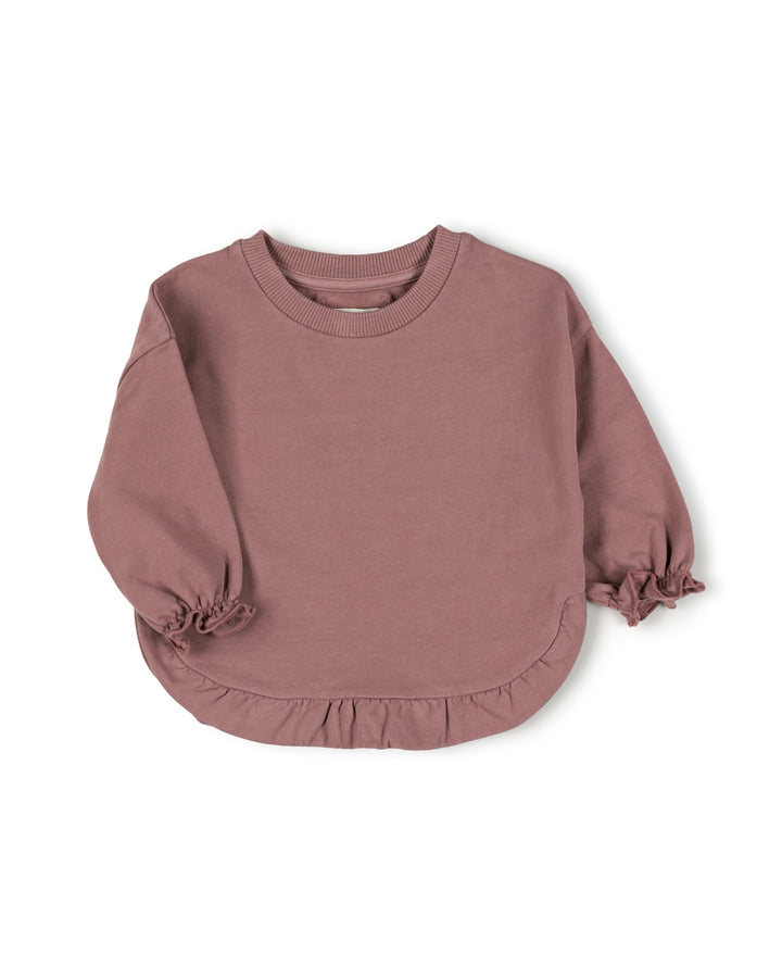 Ruffled sweater