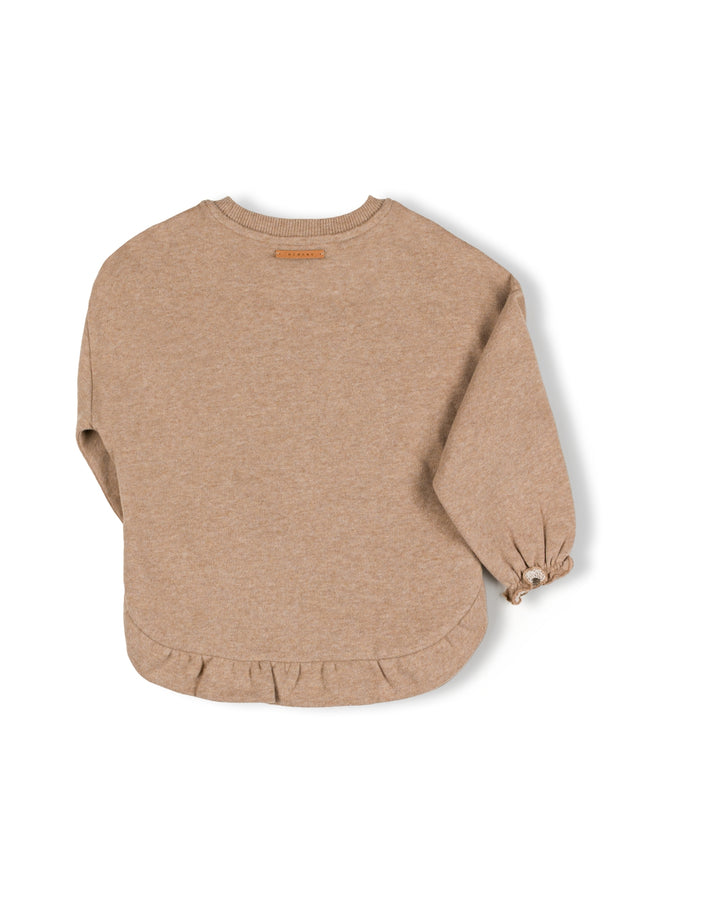 Ruffled sweater