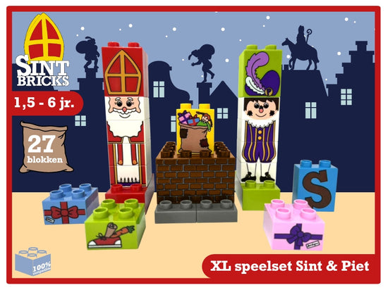 PRE-ORDER - XL speelset Sint & Piet