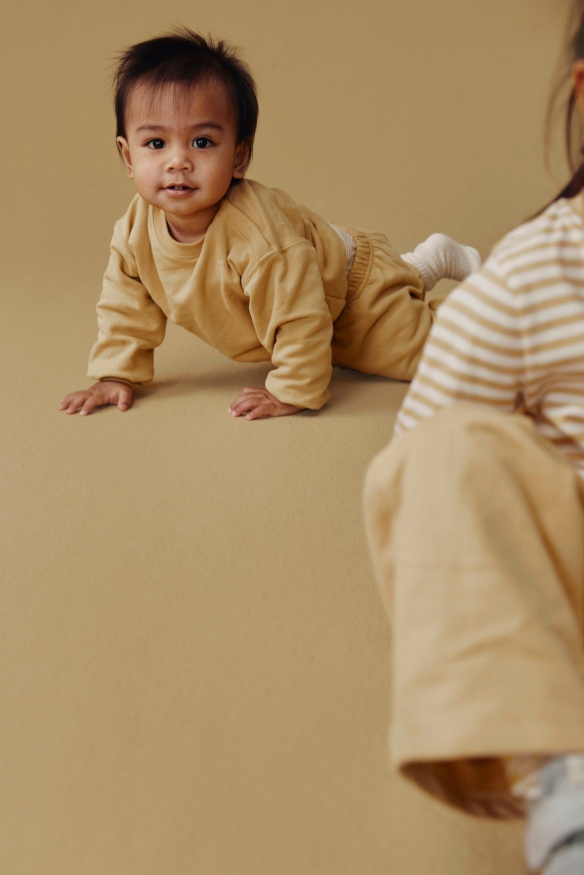 Baby Dropped Shoulder Sweater GOTS