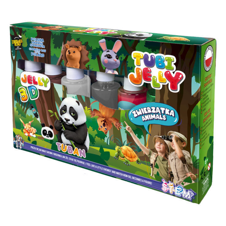 Tubi Jelly-Animals, 6 colors