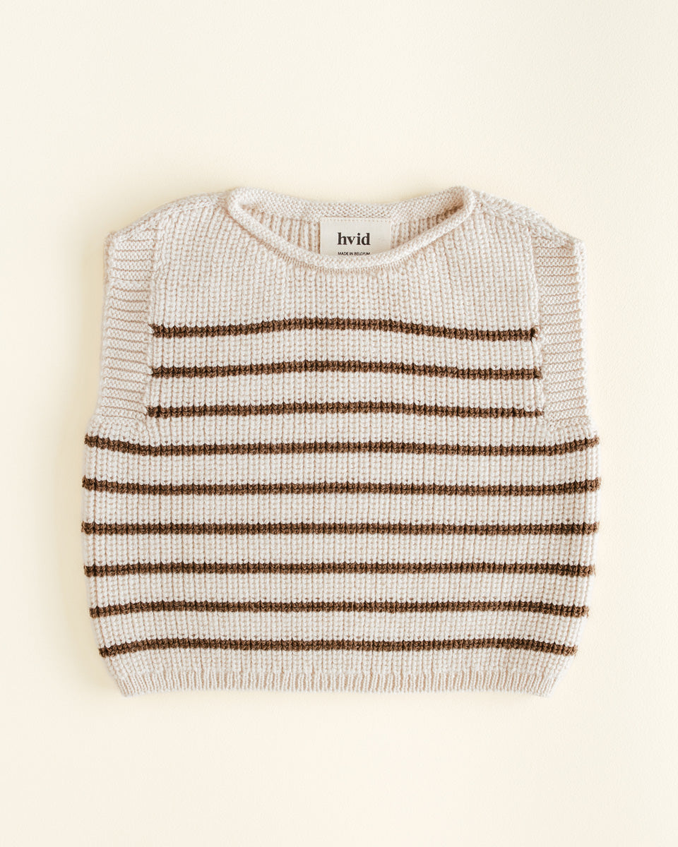 Vest Harvey Baby - Cream/Mocha