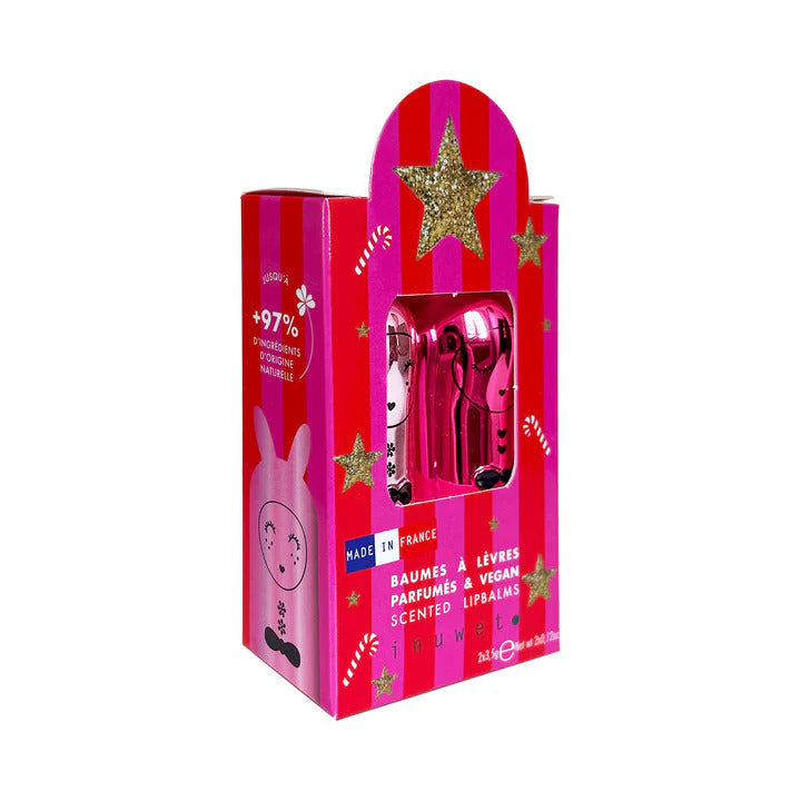 Inuwet - lipbalm set kerst