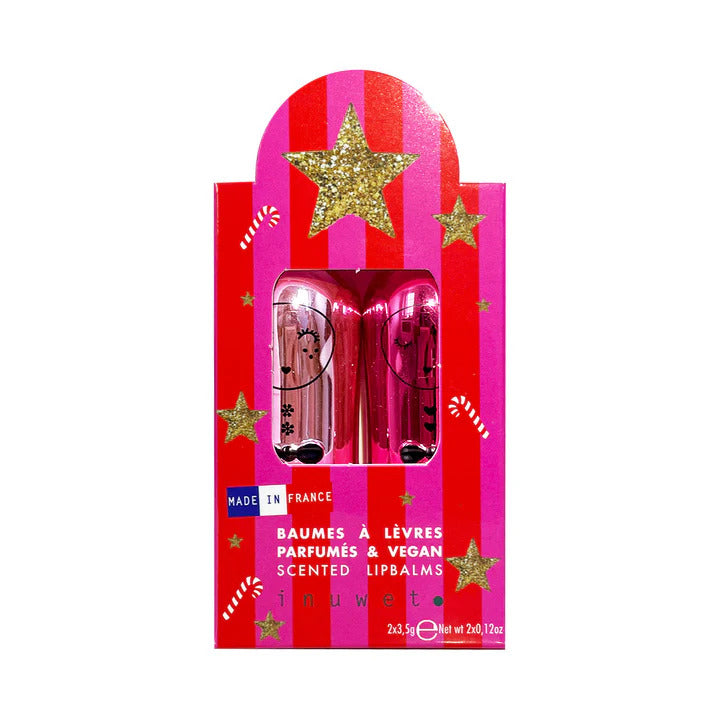 Inuwet - lipbalm set kerst