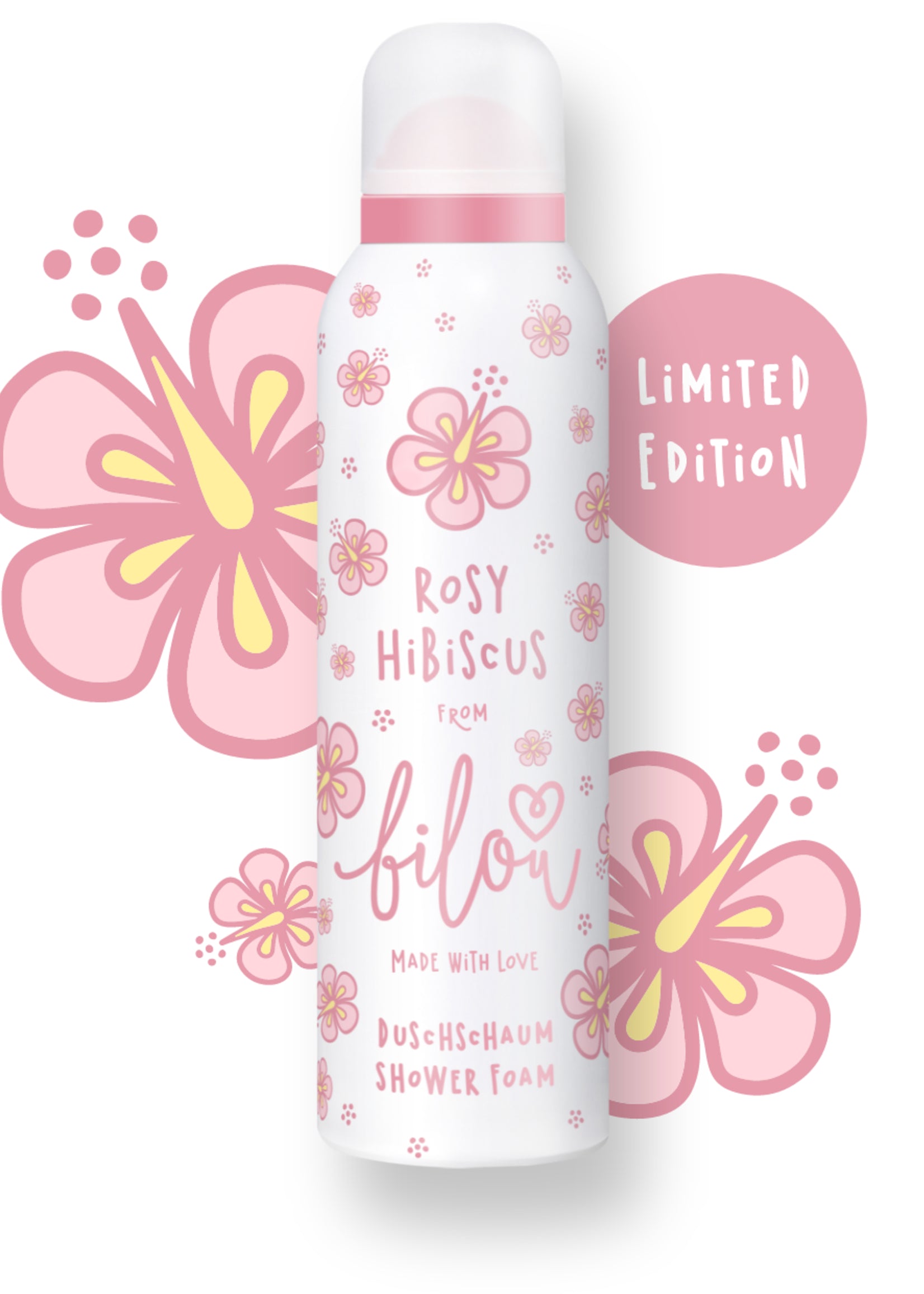 Bilou Showerfoam Rosy Hibiscus