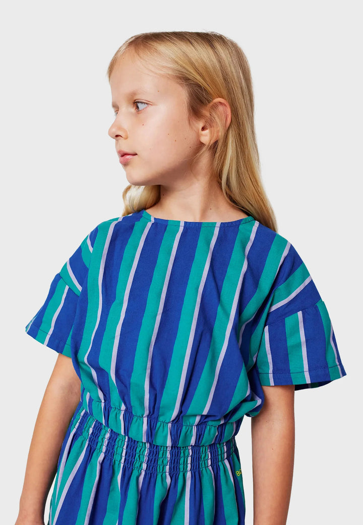 Striped crop shirt