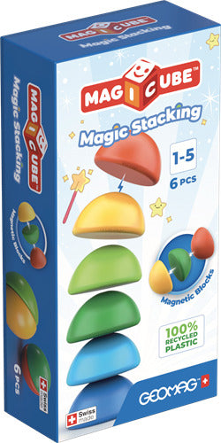 Geomag Magicube Blocks Recycled Stacking 6 pcs