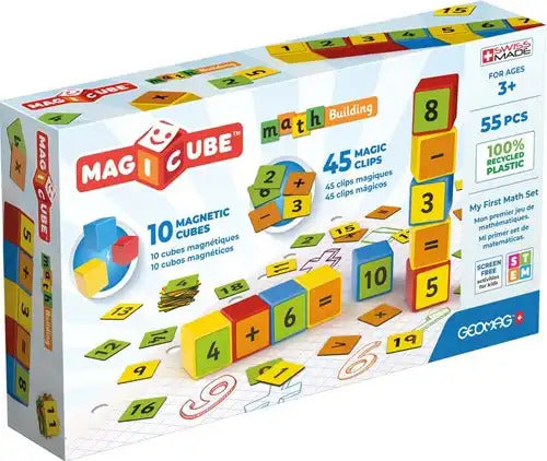 Geomag Magicube Math Building 55 pcs