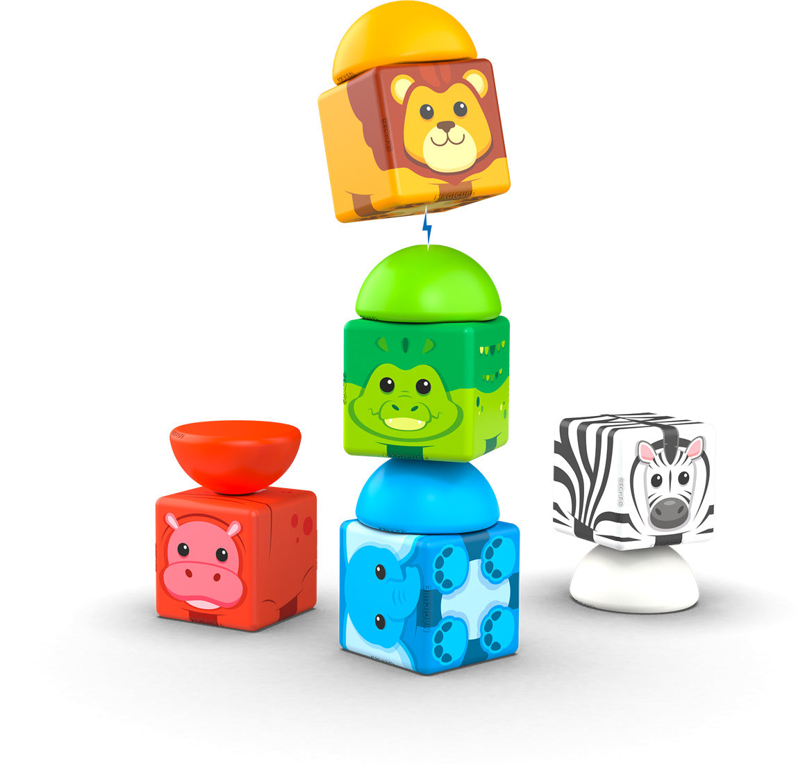 Geomag Magicube - Stacking Safari 10 pcs