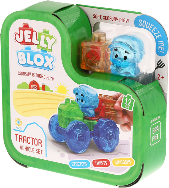 Jelly Blox - Tractor Set 12 st.