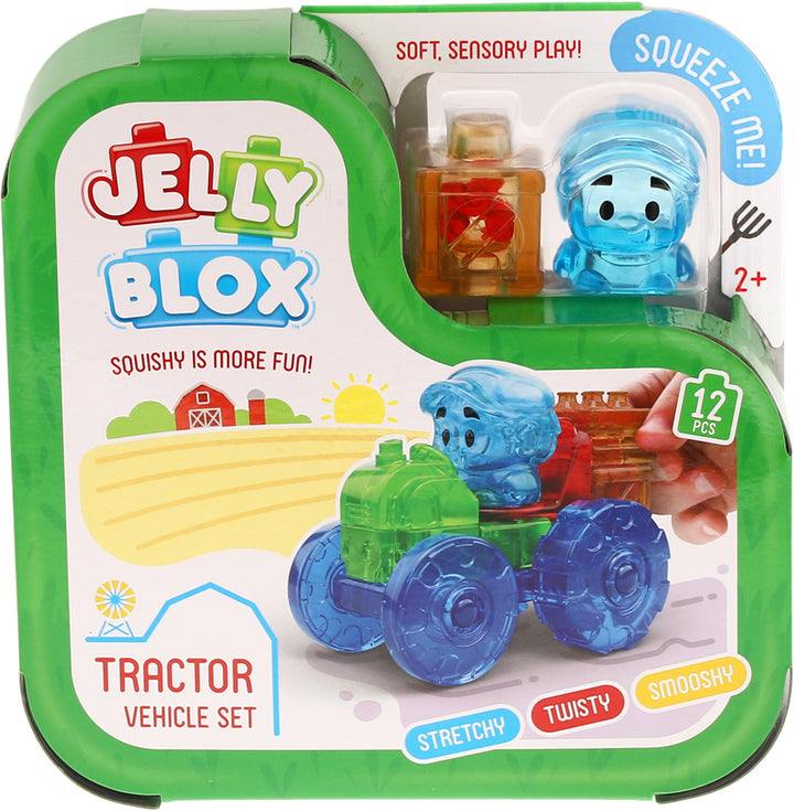 Jelly Blox - Tractor Set 12 st.
