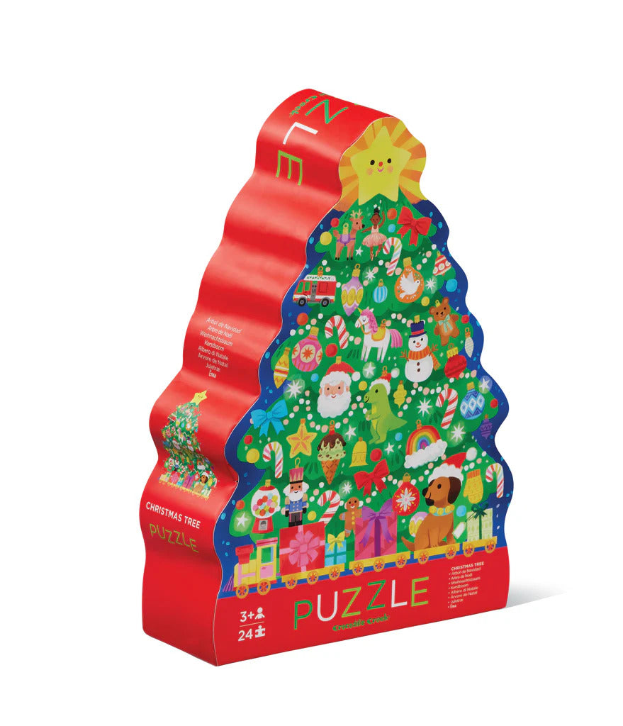 Shaped box puzzle - Christmas Tree 24 st.