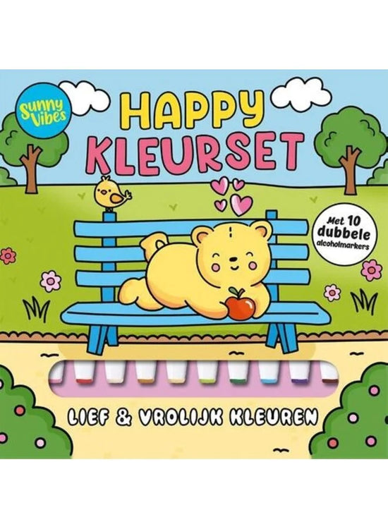 Sunny vibes - Happy kleurset