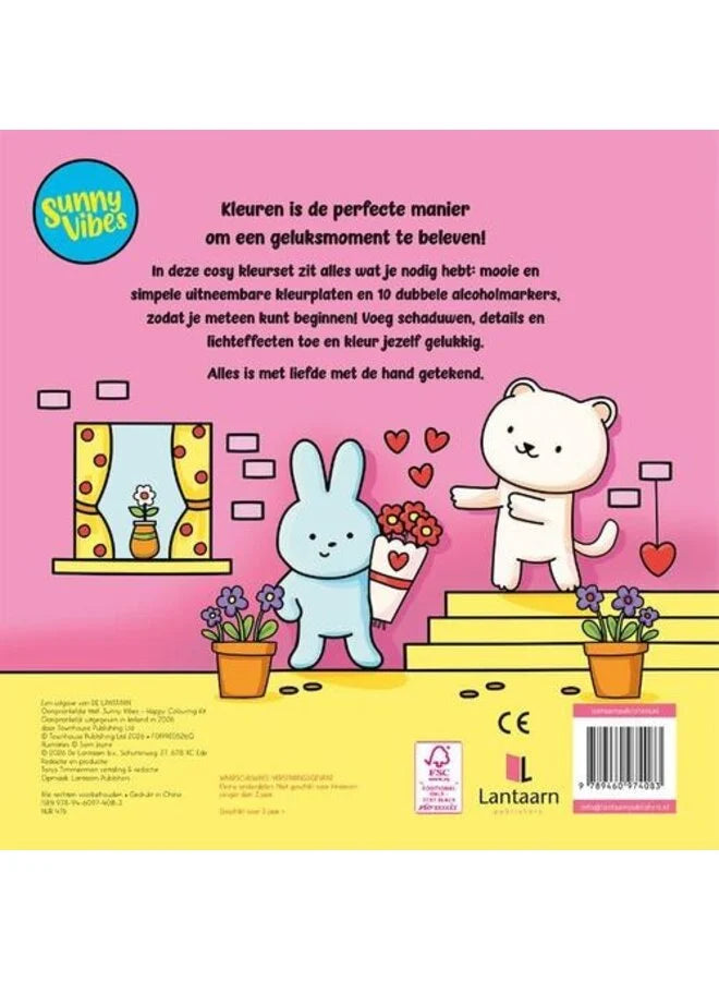 Sunny vibes - Happy kleurset
