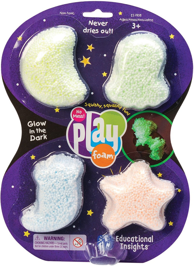 Playfoam - Glow in the dark 4 pcs