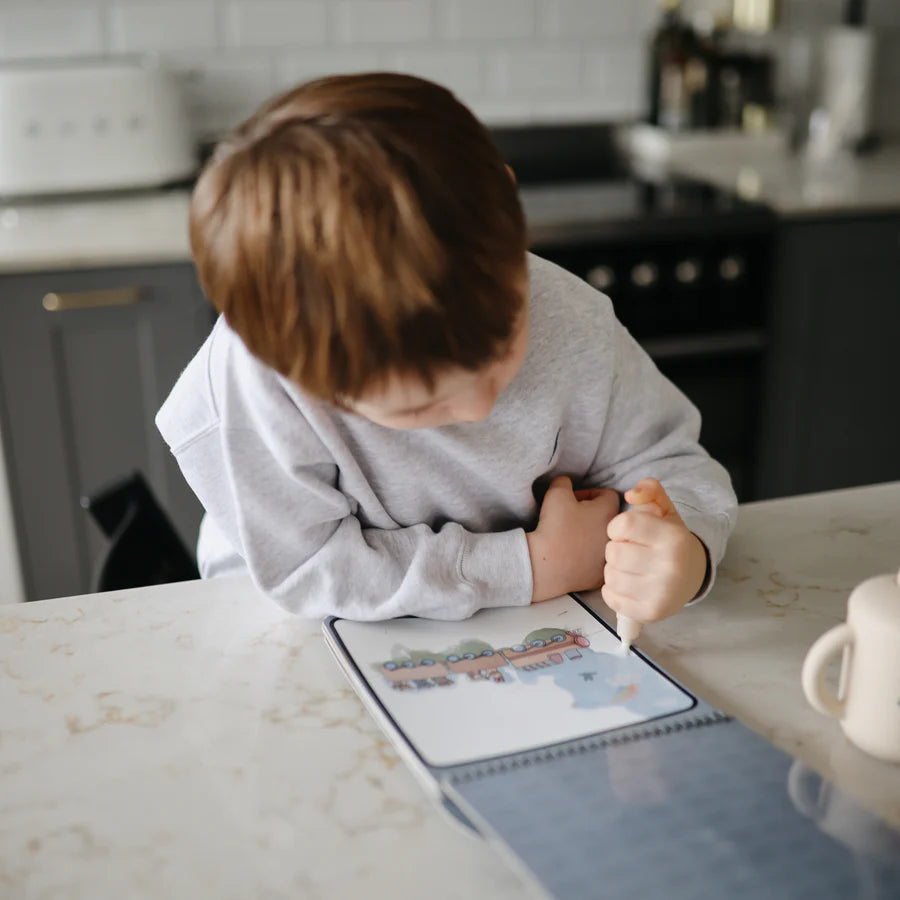 Mushie - Voertuigen, Kleuren met water