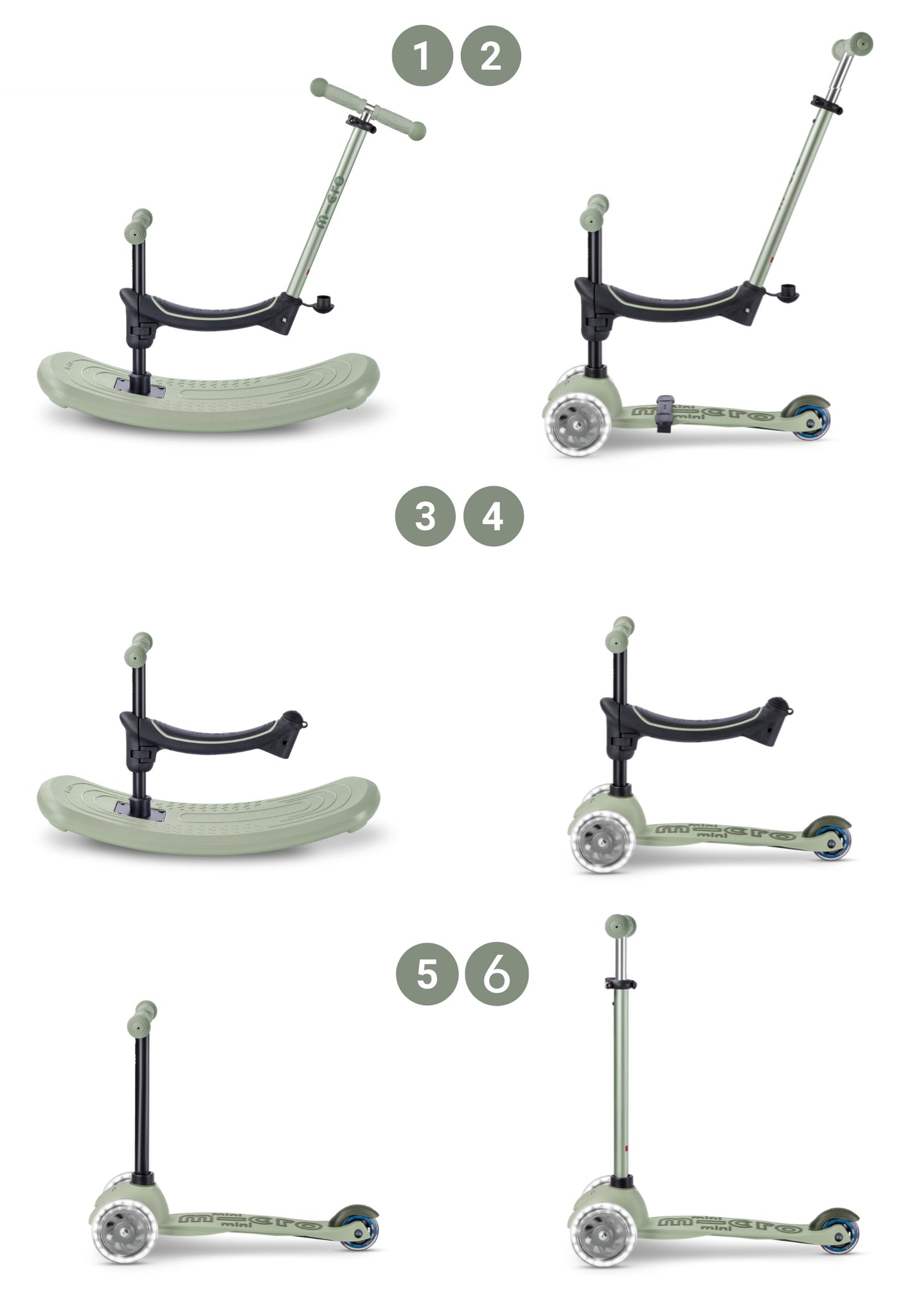 Mini Micro 6 in 1 - Rock & Go Led