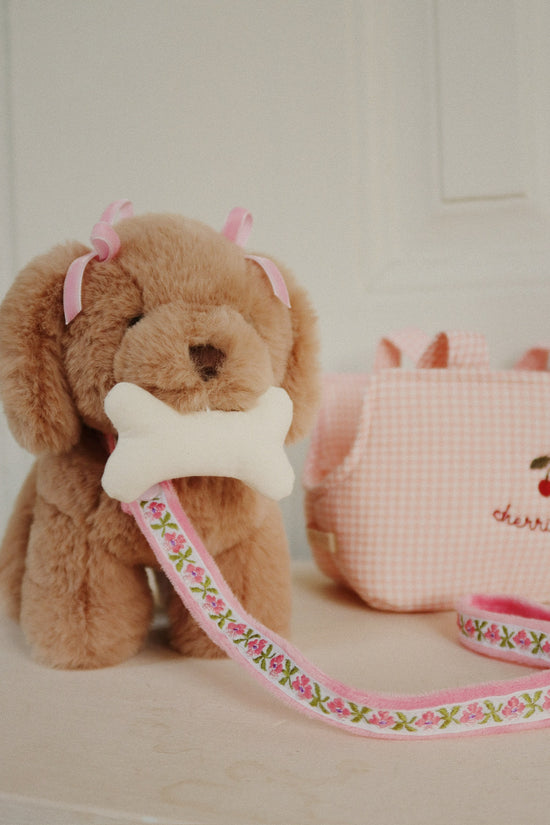 Maude Puppy - Knuffel in mandje