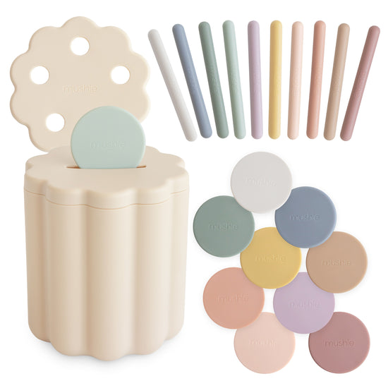 Mushie - Coin & Tube Sorting Set