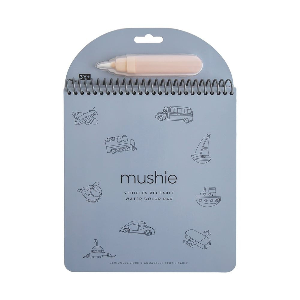 Mushie - Voertuigen, Kleuren met water