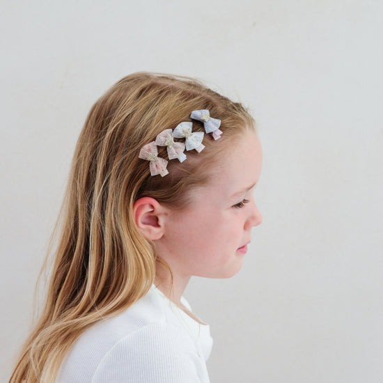 TUTU BOW MINI CLIPS 8 st.