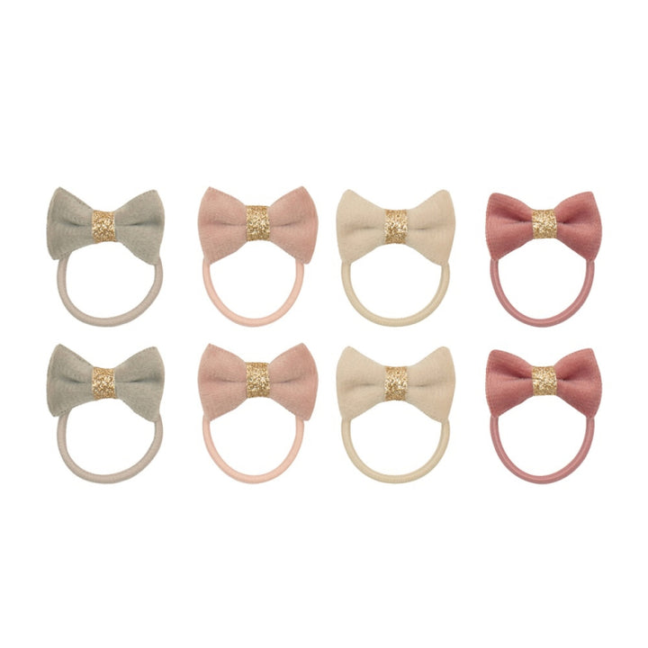 TINKERBELL VELVET BOW MINI PONIES 8 st.