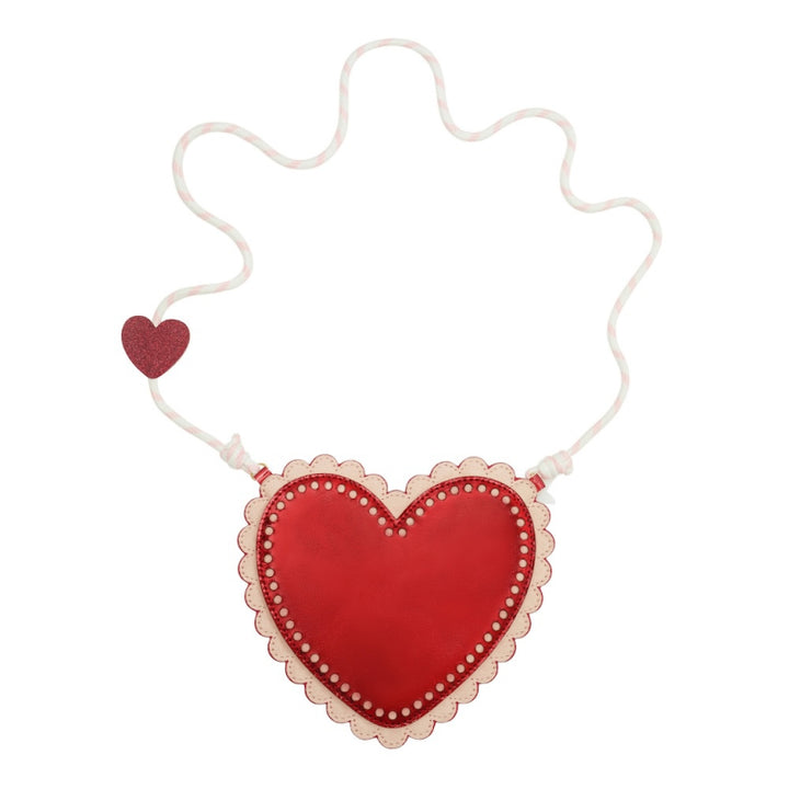 SCALLOPED HEART BAG