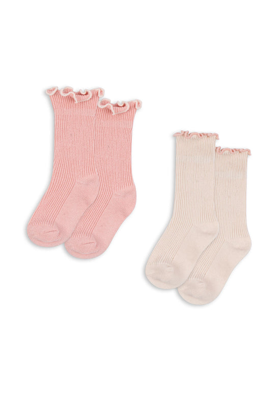 Konges Slojd - 2 Pack Rib Frill Sokken