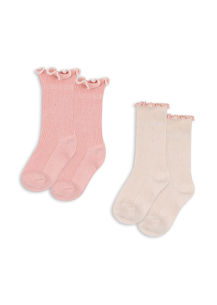 Konges Slojd - 2 Pack Rib Frill Sokken